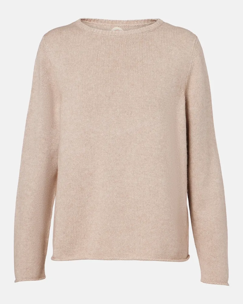 Jardin des Orangers Pullover in cotone e cashmere Beige