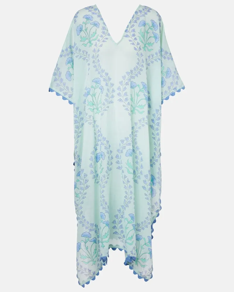 Juliet Dunn Copricostume in cotone Blu