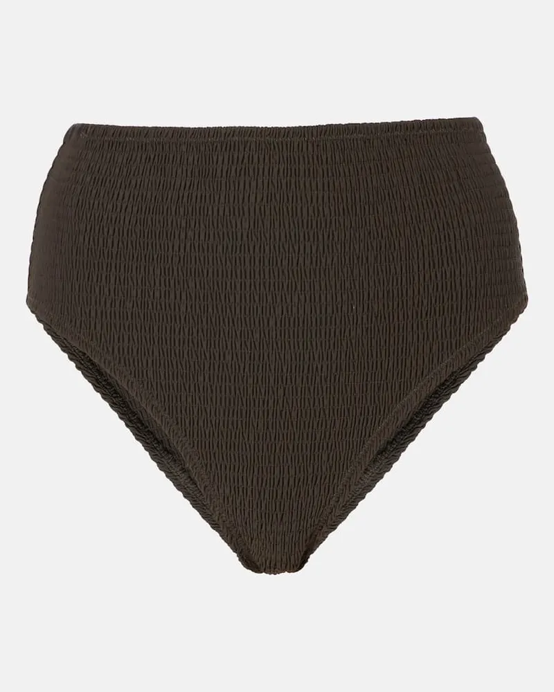 Totême Slip bikini in jersey Marrone