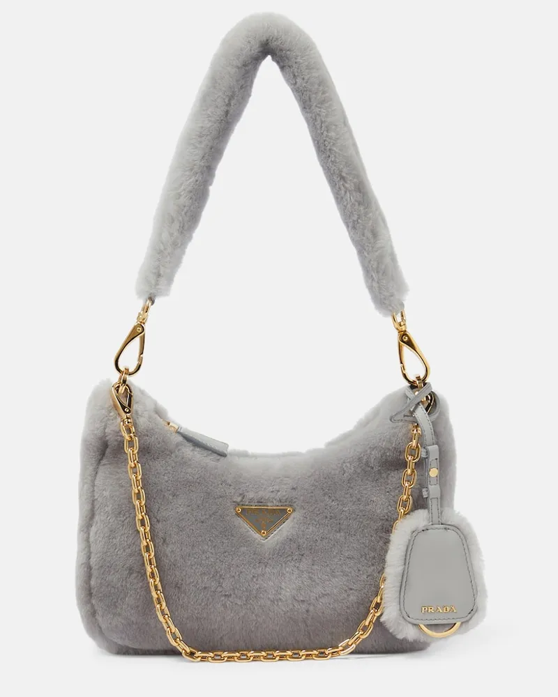 Prada Borsa a spalla Re-Edition 2005 Blu