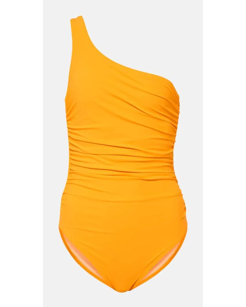 Karla Colletto Costume intero monospalla Arancione
