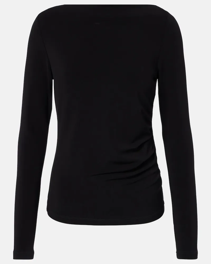 Max Mara T-shirt Gomma in jersey Nero