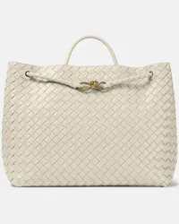 Bottega Veneta Borsa Andiamo Large in pelle Bianco