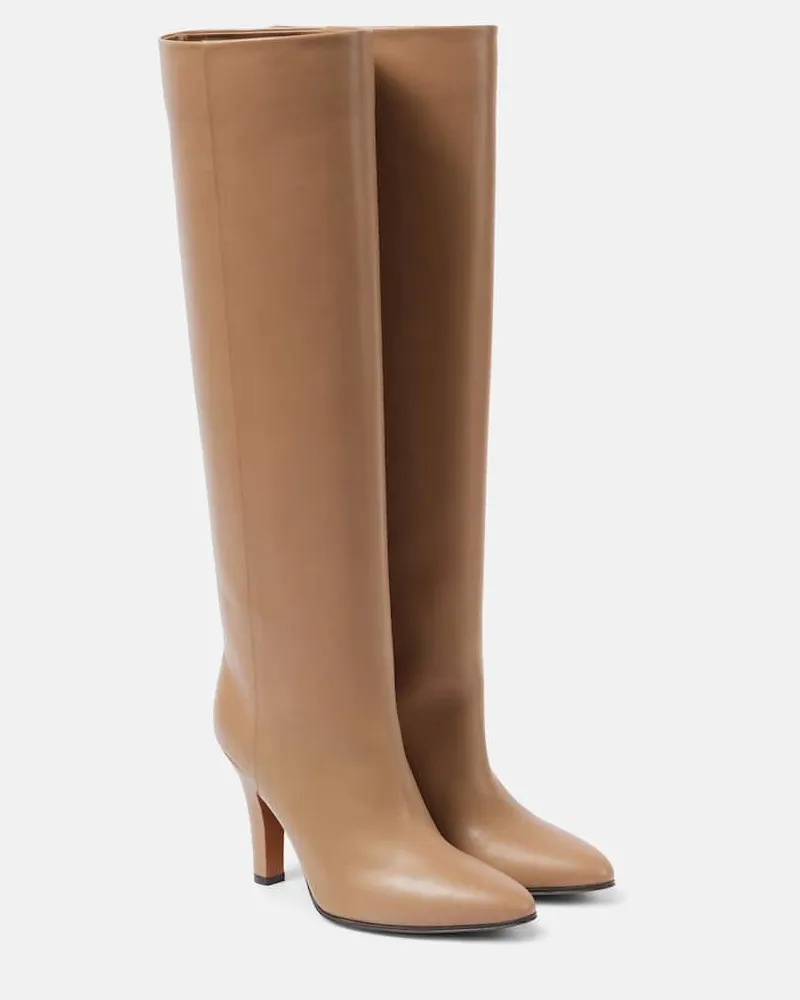 The Row Stivali Prudens in pelle Beige