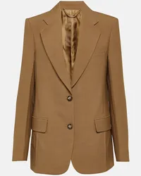 Victoria Beckham Blazer asimmetrico Marrone