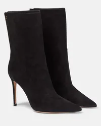 Gianvito Rossi Stivali Reus in suede Nero