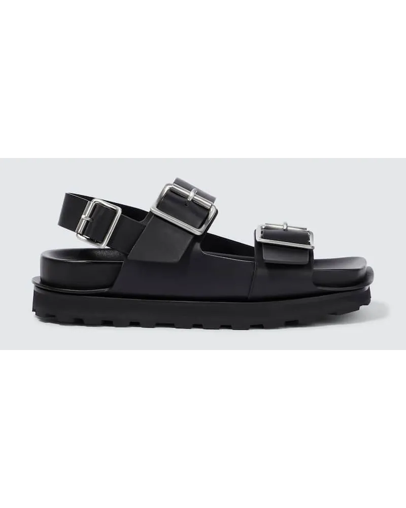 Jil Sander Sandali in pelle Nero