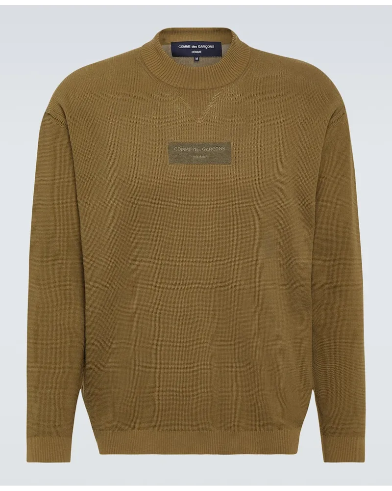 Comme des Garçons Comme des Garçons Homme Pullover in cotone Verde