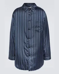 Maison Margiela Camicia a righe Blu