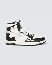 Amiri Sneakers Skel Top Hi in pelle Nero