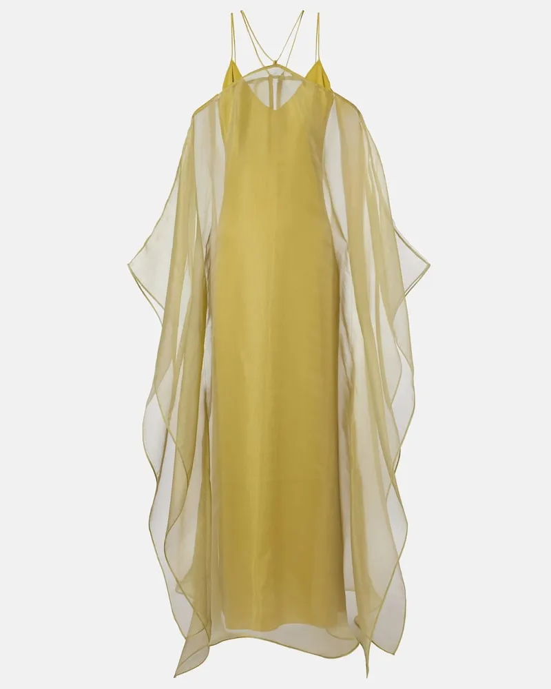 Taller Marmo Caftano Sza Sza Spirito in organza Oro