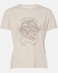 Acne Studios T-shirt Etza in jersey di cotone Grigio