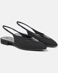 Loro Piana Ballerine slingback Rebecca con pelle Nero