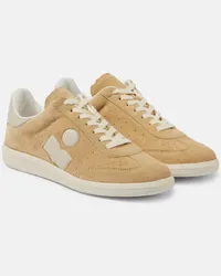 Isabel Marant Sneakers Bryce in pelle e suede Marrone