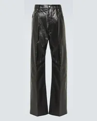 Rick Owens Jeans a gamba larga Geth Nero