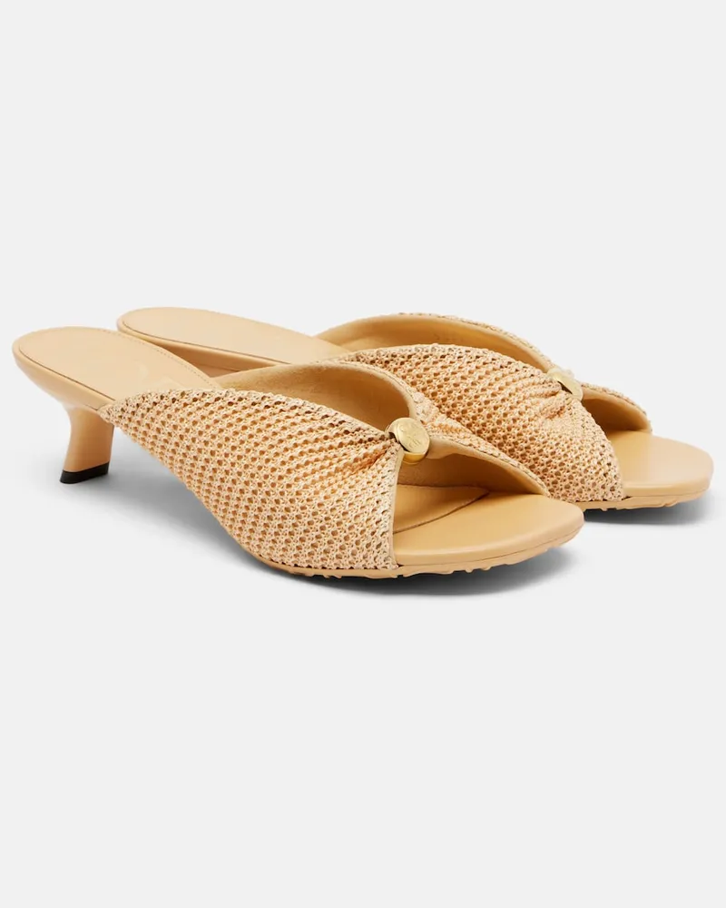 Loewe Paula's Ibiza â Mules Pebble Soft Beige