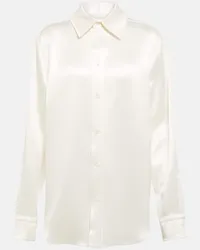 Bottega Veneta Camicia in twill Bianco