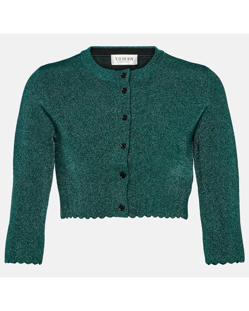 Victoria Beckham Cardigan cropped Verde