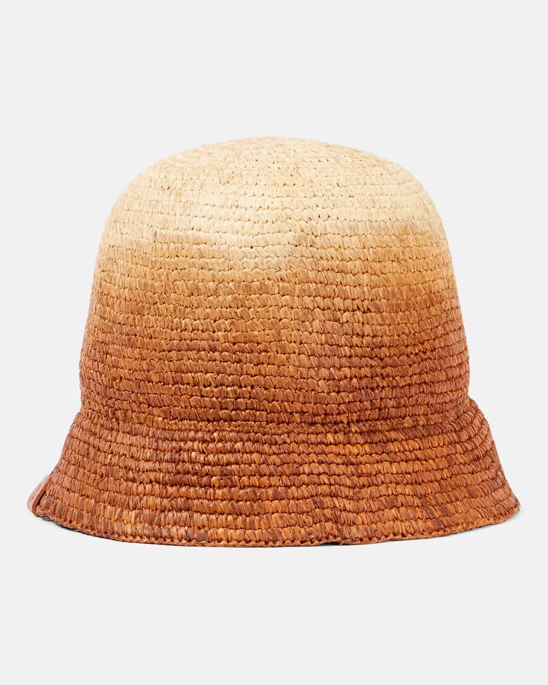 STAUD Cappello da pescatore Meyers in rafia Marrone
