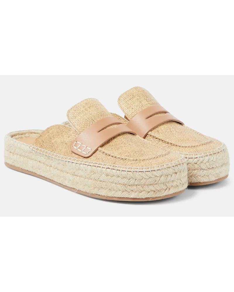 J.W.Anderson SLippers con pelle Beige