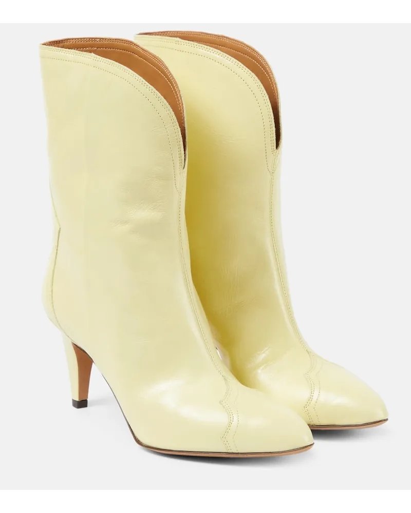 Isabel Marant Stivaletti Dytho in pelle Giallo