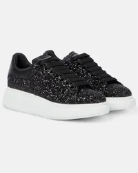 Alexander McQueen Sneakers Oversized con glitter Nero