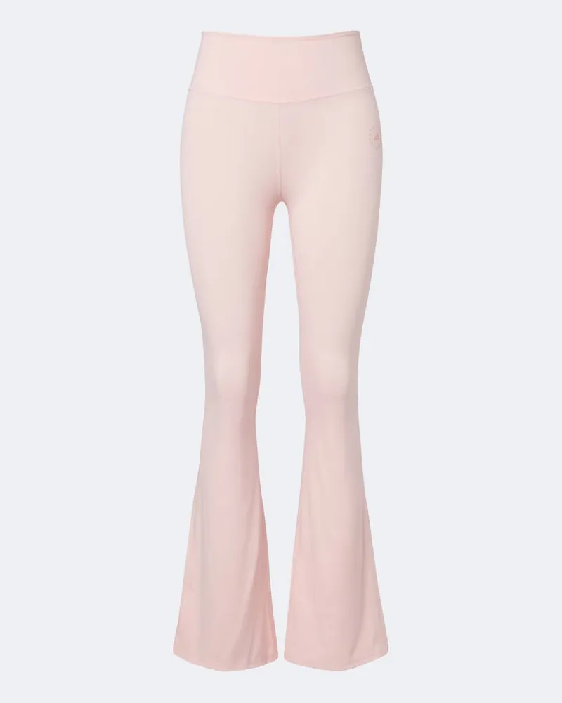 adidas Leggings flared in tessuto tecnico Rosa