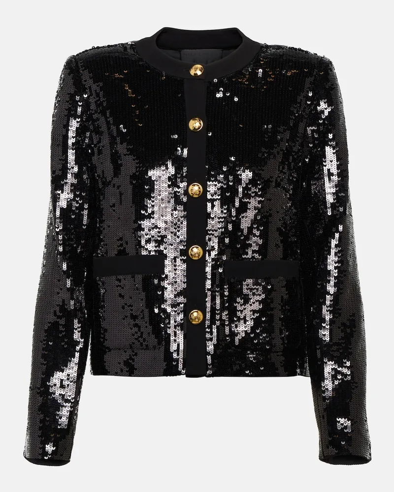 Nili Lotan Giacca Katherine con paillettes Nero