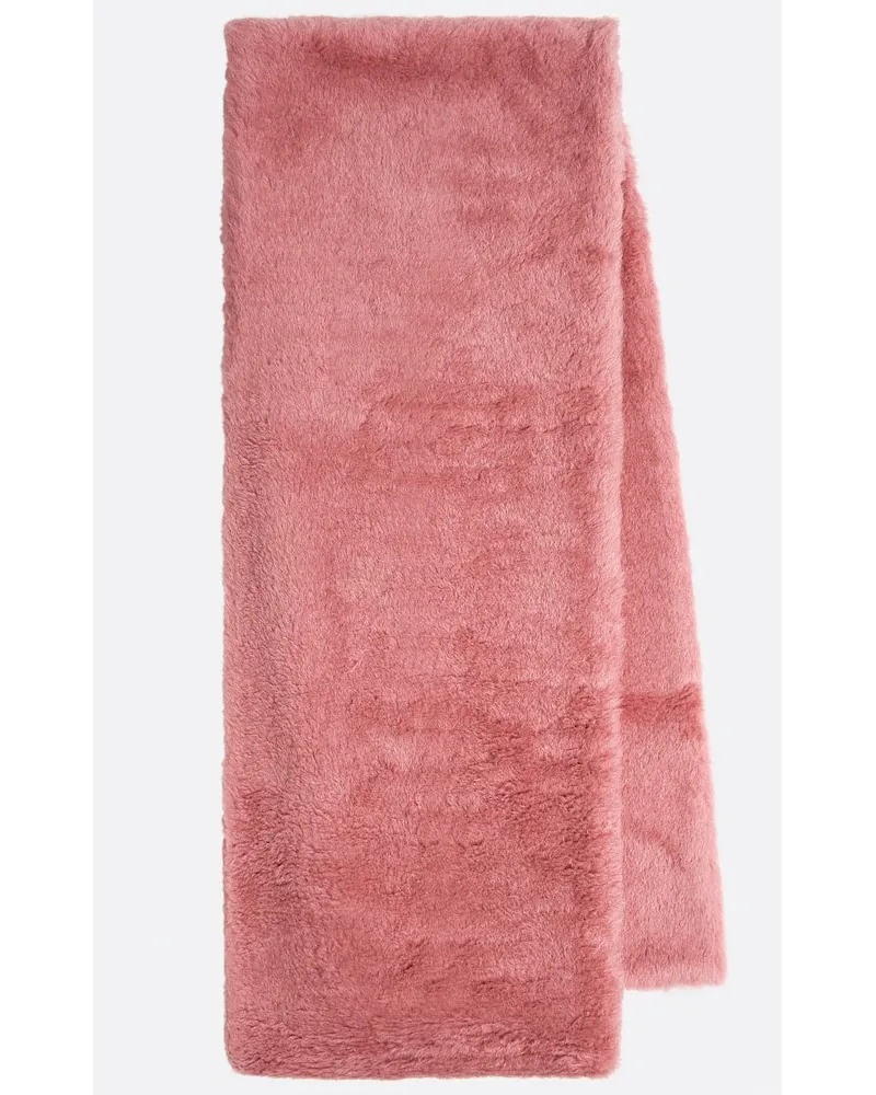 Max Mara Sciarpa Full in teddy Rosa