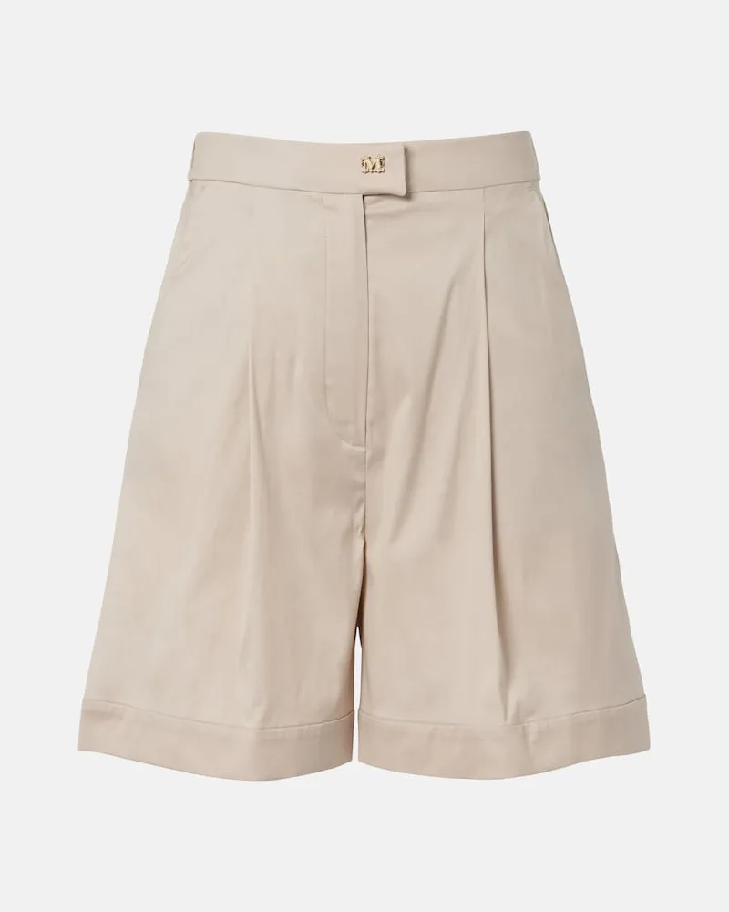 Max Mara Bermuda Medeola in misto cotone Beige