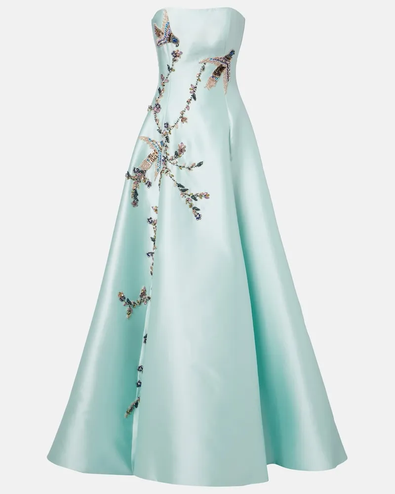 COSTARELLOS Abito lungo Mavia bustier Blu