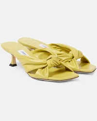 Jimmy Choo Sandali Avenue 50 in pelle Giallo