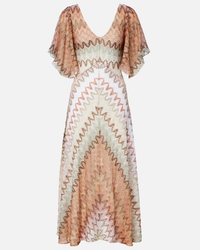 Missoni Abito midi con lamÃ Multicolore
