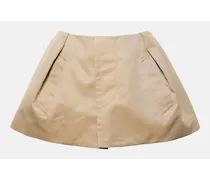 Shorts in gabardine di misto cotone