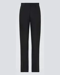 Givenchy Pantaloni a gamba larga in lana vergine Nero