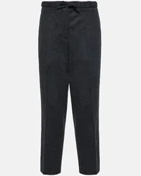 Jil Sander Pantaloni regular in lana vergine Grigio