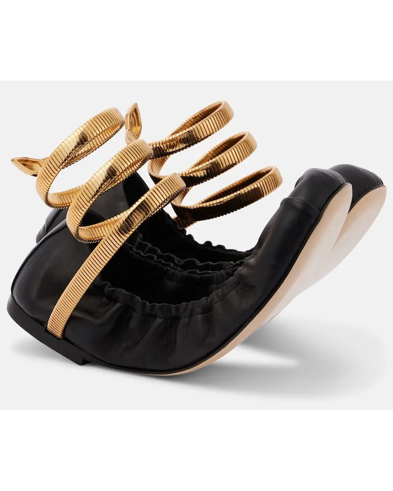 René Caovilla Ballerine Cleo in pelle Nero