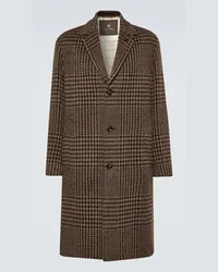 Loro Piana Cappotto Gibson in misto lana Marrone