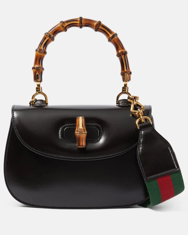 Gucci Borsa Gucci Bamboo 1947 Small in pelle Nero