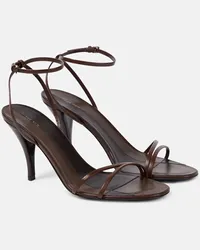 The Row Sandali Cleo in pelle Marrone