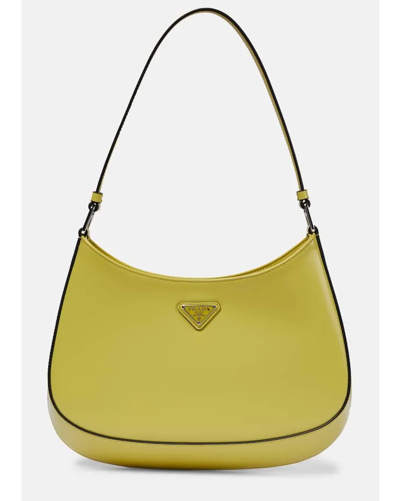 Prada Borsa a spalla Cleo Small in pelle Verde