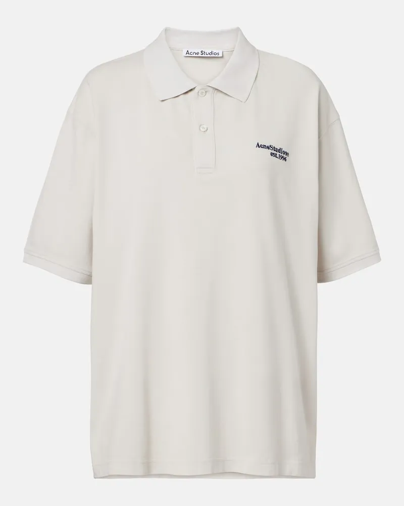 Acne Studios Polo in cotone Bianco