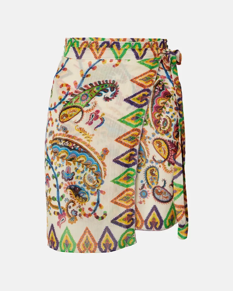 Etro Copricostume semitrasparente Multicolore