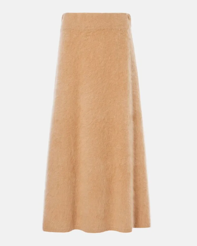 Lisa Yang Gonna midi Asta in cashmere Rosa