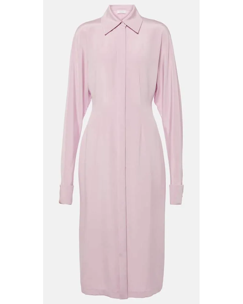 SPORTMAX Abito chemisier Lugano in misto seta Rosa