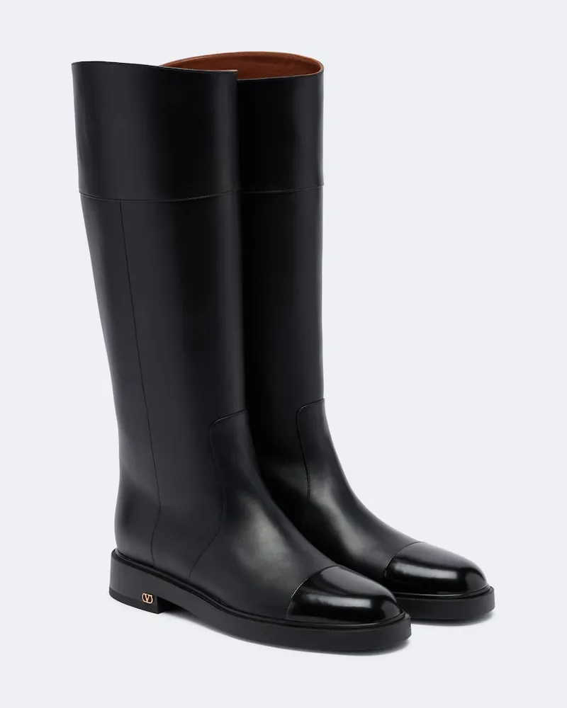 Valentino Garavani Stivali New Boot in pelle Nero