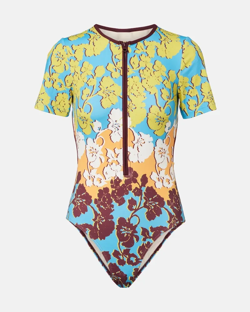 ALEMAIS AlÃ©mais Costume intero Splice con stampa floreale Multicolore