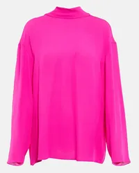 Valentino Garavani Blusa in seta Rosa