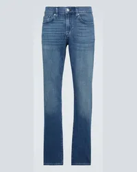 Frame Denim Jeans slim L"Homme a vita media Blu