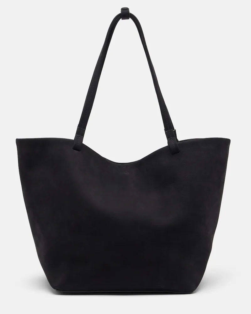 The Row Borsa Park Three in suede Nero